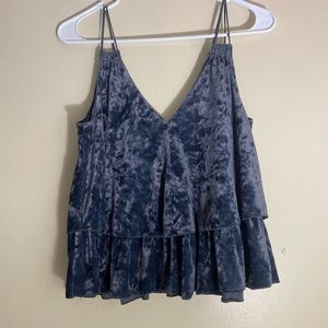 Velvet aerie dressy top